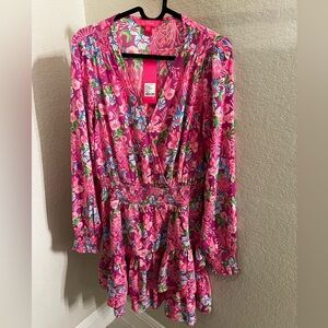 Lilly Pulitzer new with tags long sleeveve pink dress